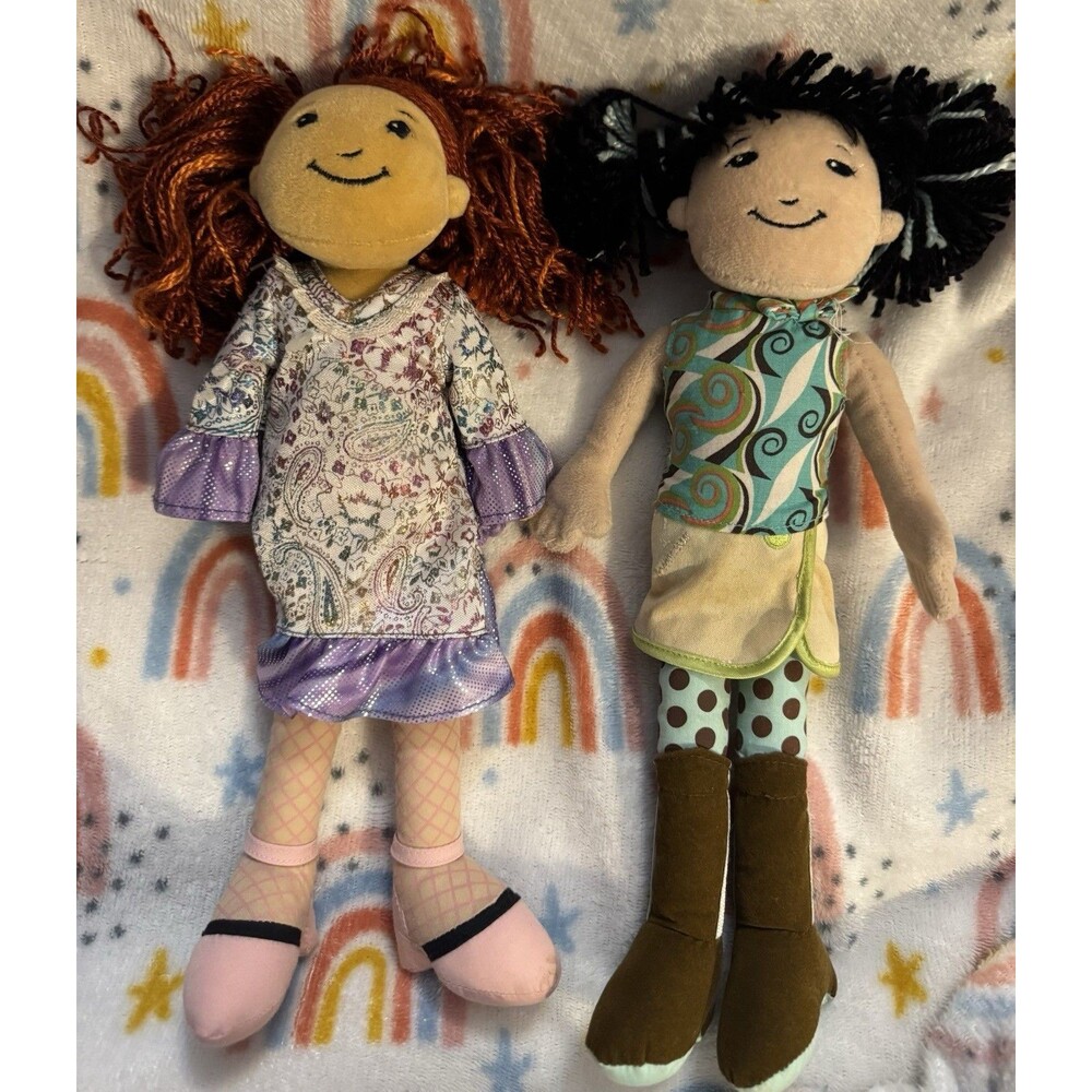 Y2K Groovy Girls Oki And Nicole Plush Doll Dressed